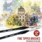 Detail Paint Brush Set, 15pcs Fine Miniature Paint Brushes Kit with Ergonomic Triangular Handle, Holder and Travel Bag, Perfect for Acrylic, Oil, Watercolor, Art, Scale, Model, Face, Paint by Numbers